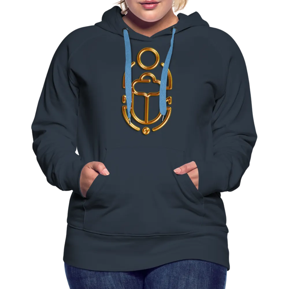 Brass Scarab 1 Women’s Premium Hoodie