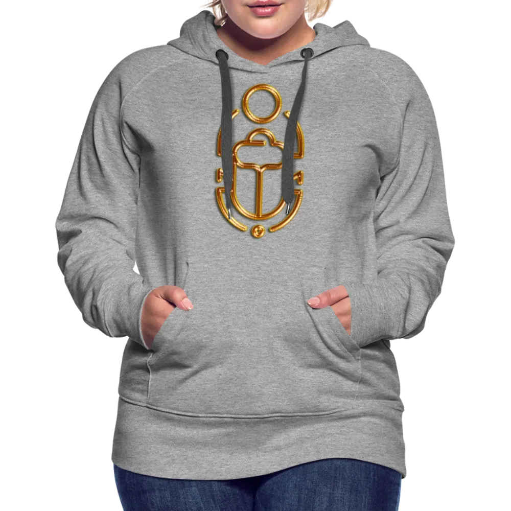 Brass Scarab 1 Women’s Premium Hoodie