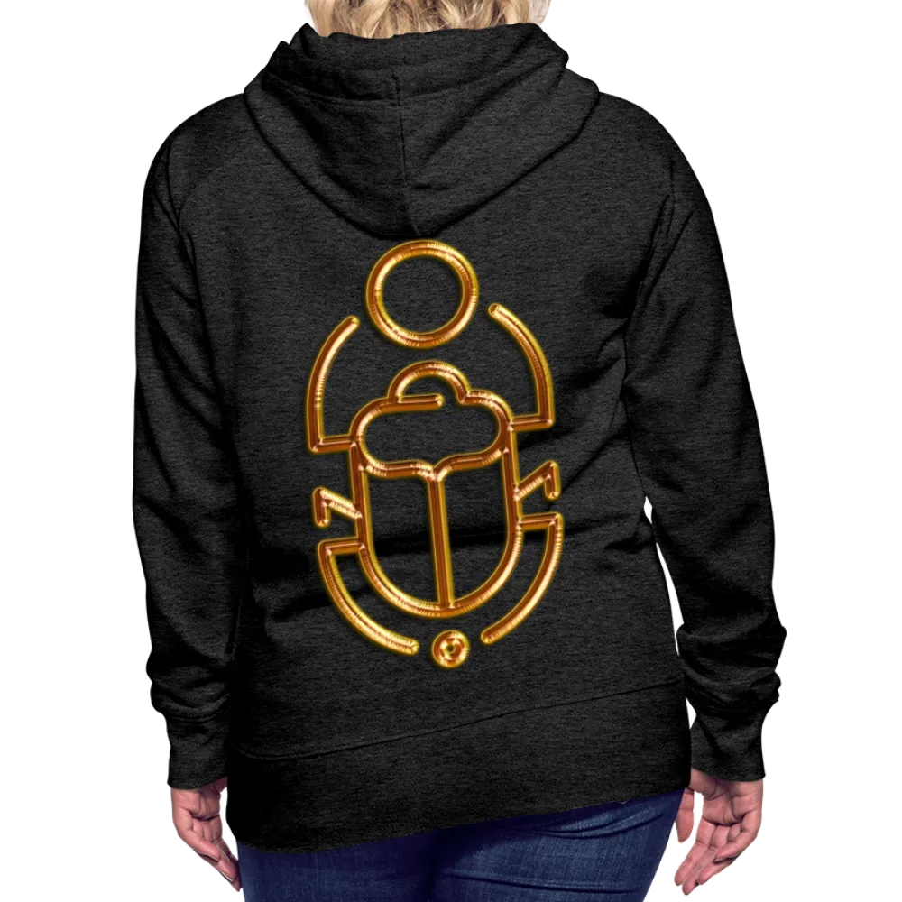 Brass Scarab 1 Women’s Premium Hoodie