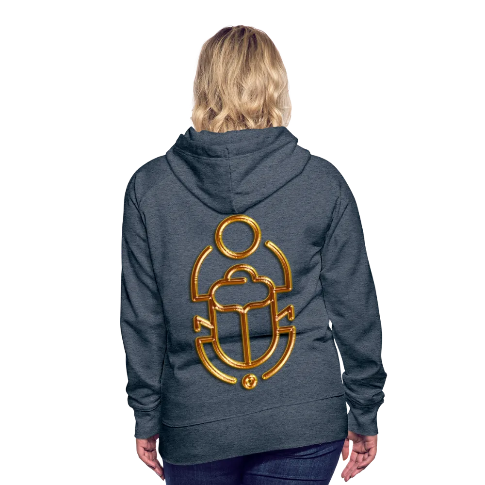 Brass Scarab 1 Women’s Premium Hoodie