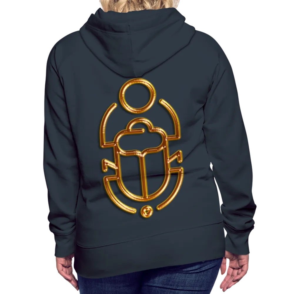 Brass Scarab 1 Women’s Premium Hoodie