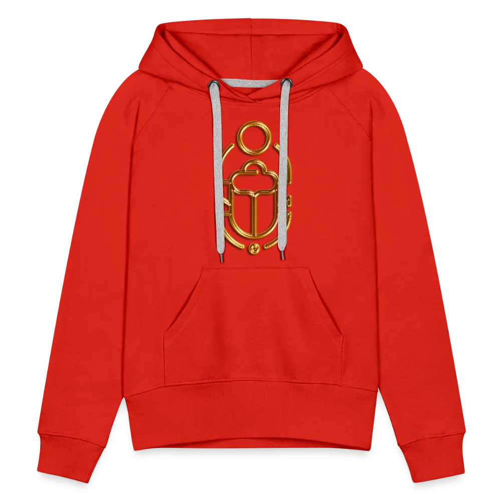 Brass Scarab 1 Women’s Premium Hoodie