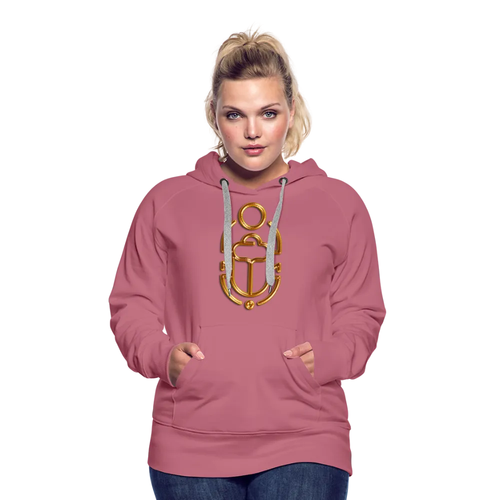 Brass Scarab 1 Women’s Premium Hoodie