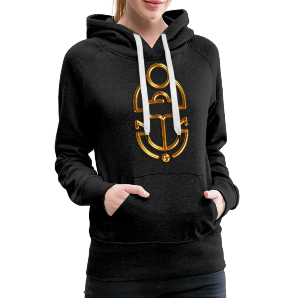 Brass Scarab 1 Women’s Premium Hoodie