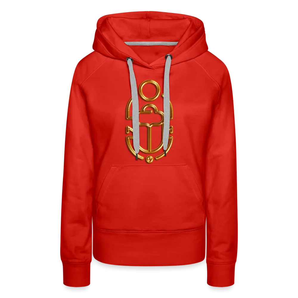 Brass Scarab 1 Women’s Premium Hoodie