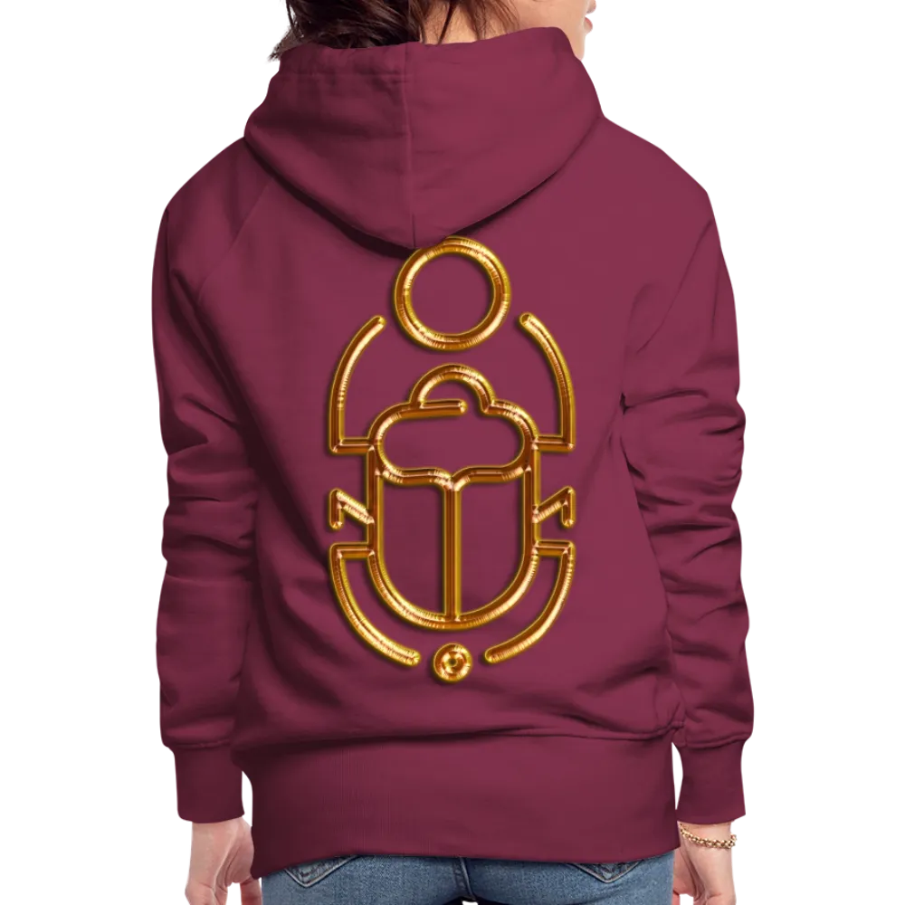 Brass Scarab 1 Women’s Premium Hoodie