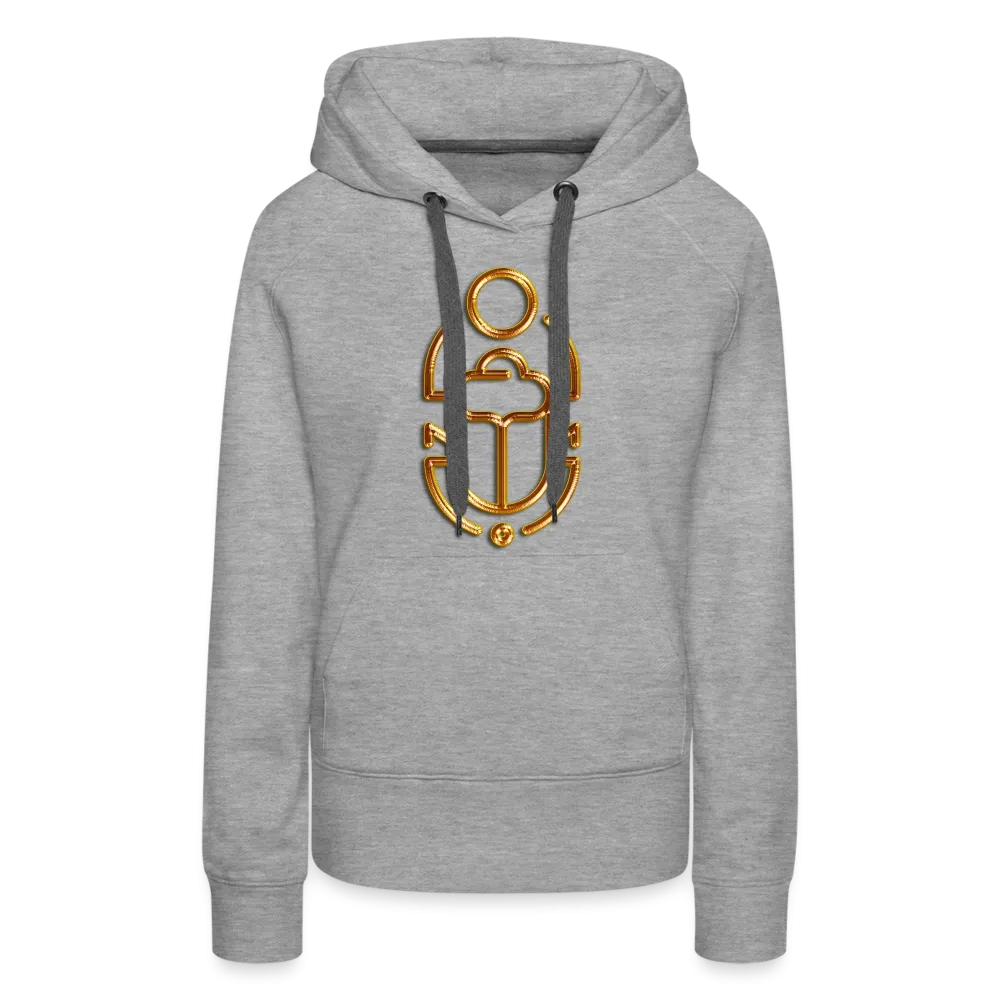 Brass Scarab 1 Women’s Premium Hoodie