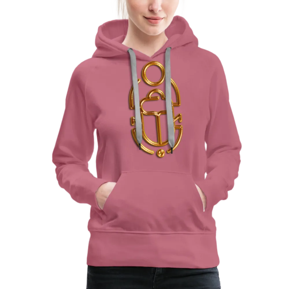 Brass Scarab 1 Women’s Premium Hoodie