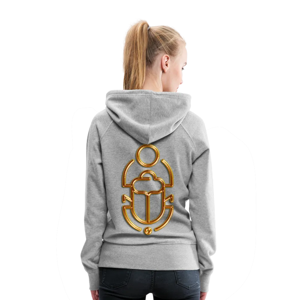 Brass Scarab 1 Women’s Premium Hoodie