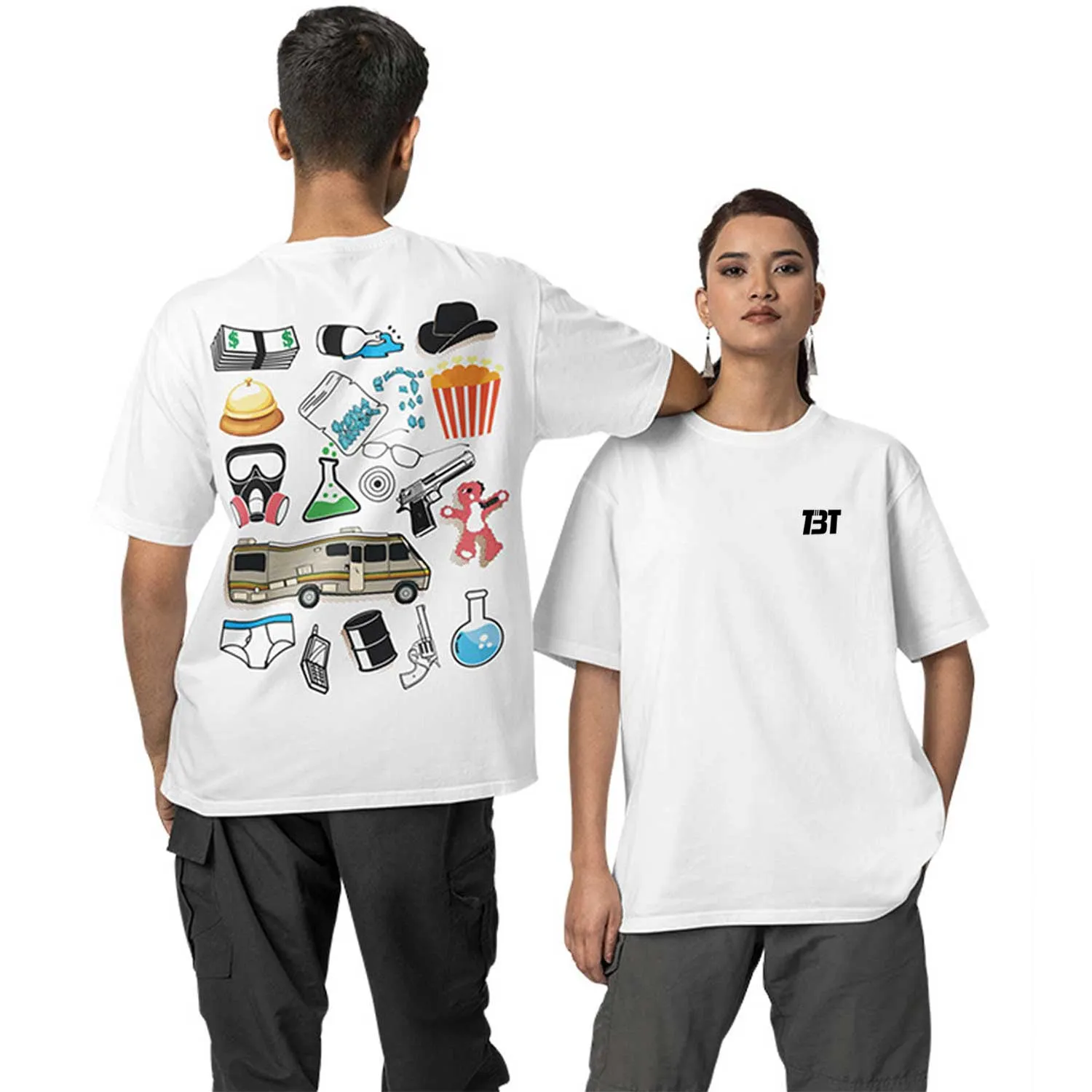 Breaking Bad Oversized T shirt - Elements