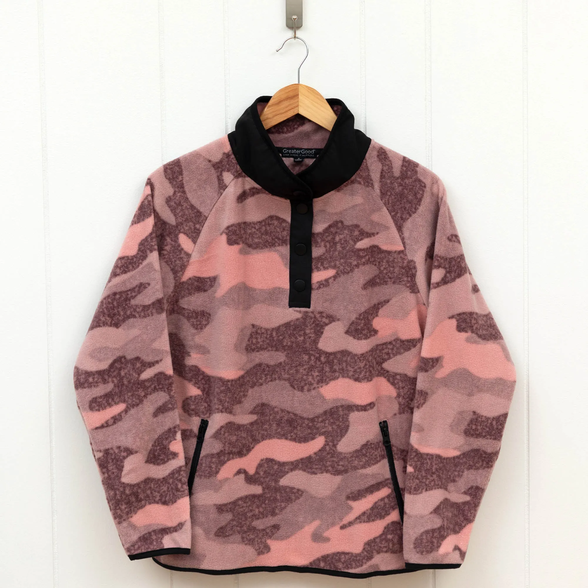 Camo Fleece Pullover