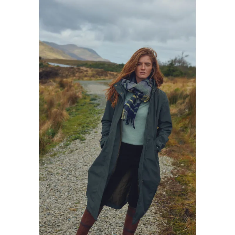 Dubarry Alderford Ladies Long Waterproof Coat - Navy