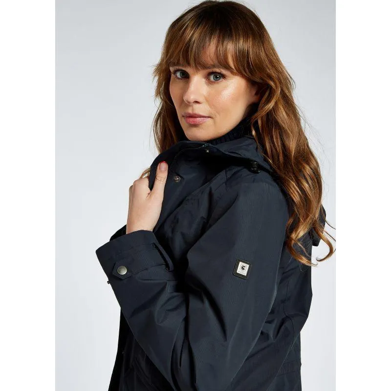 Dubarry Alderford Ladies Long Waterproof Coat - Navy