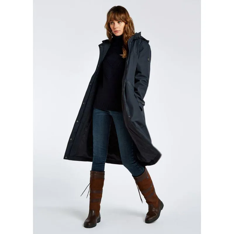 Dubarry Alderford Ladies Long Waterproof Coat - Navy