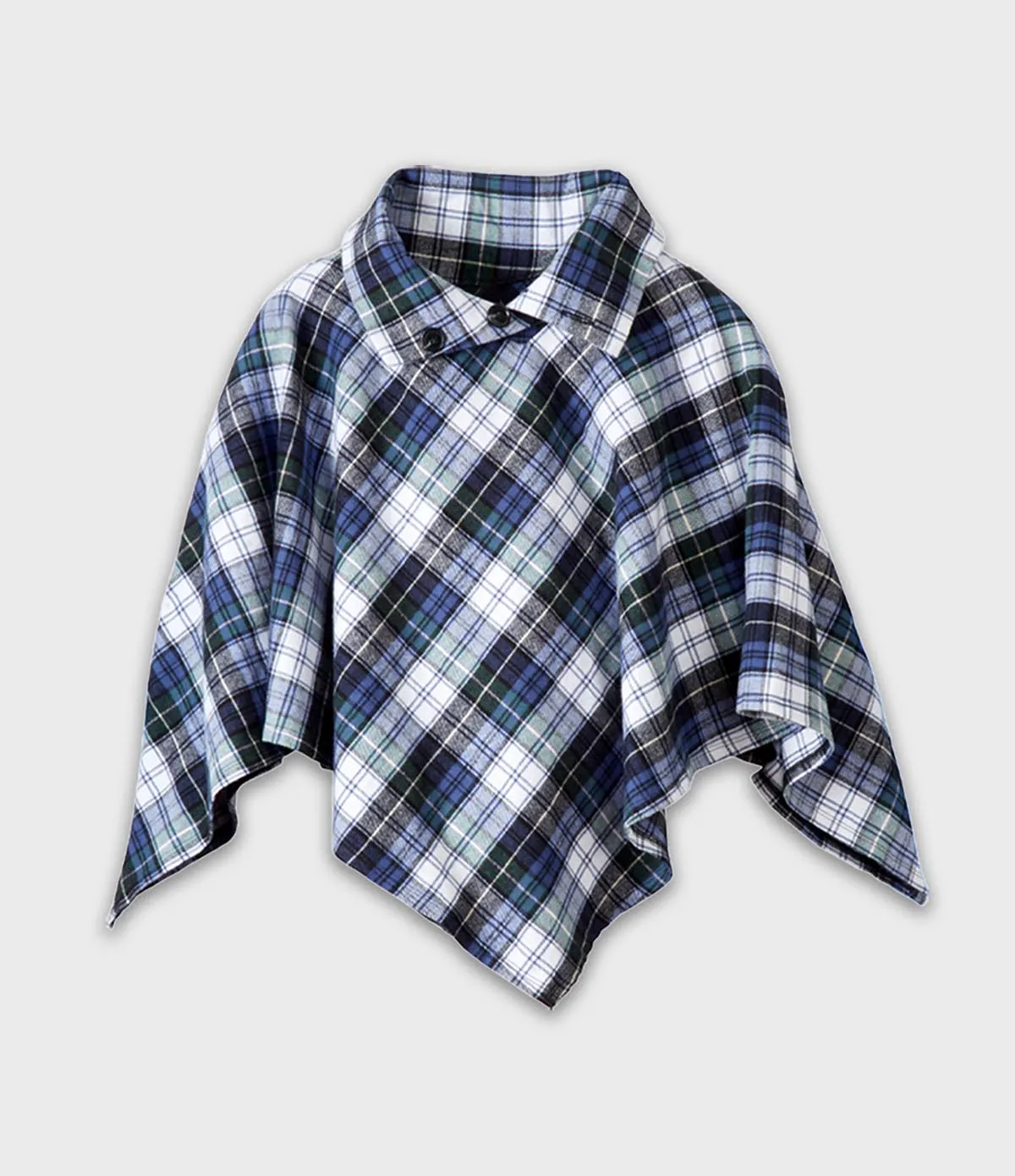 Flannel Poncho - Campbell