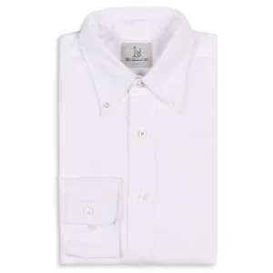 Fox Oxford White Button-Down Casual Shirt