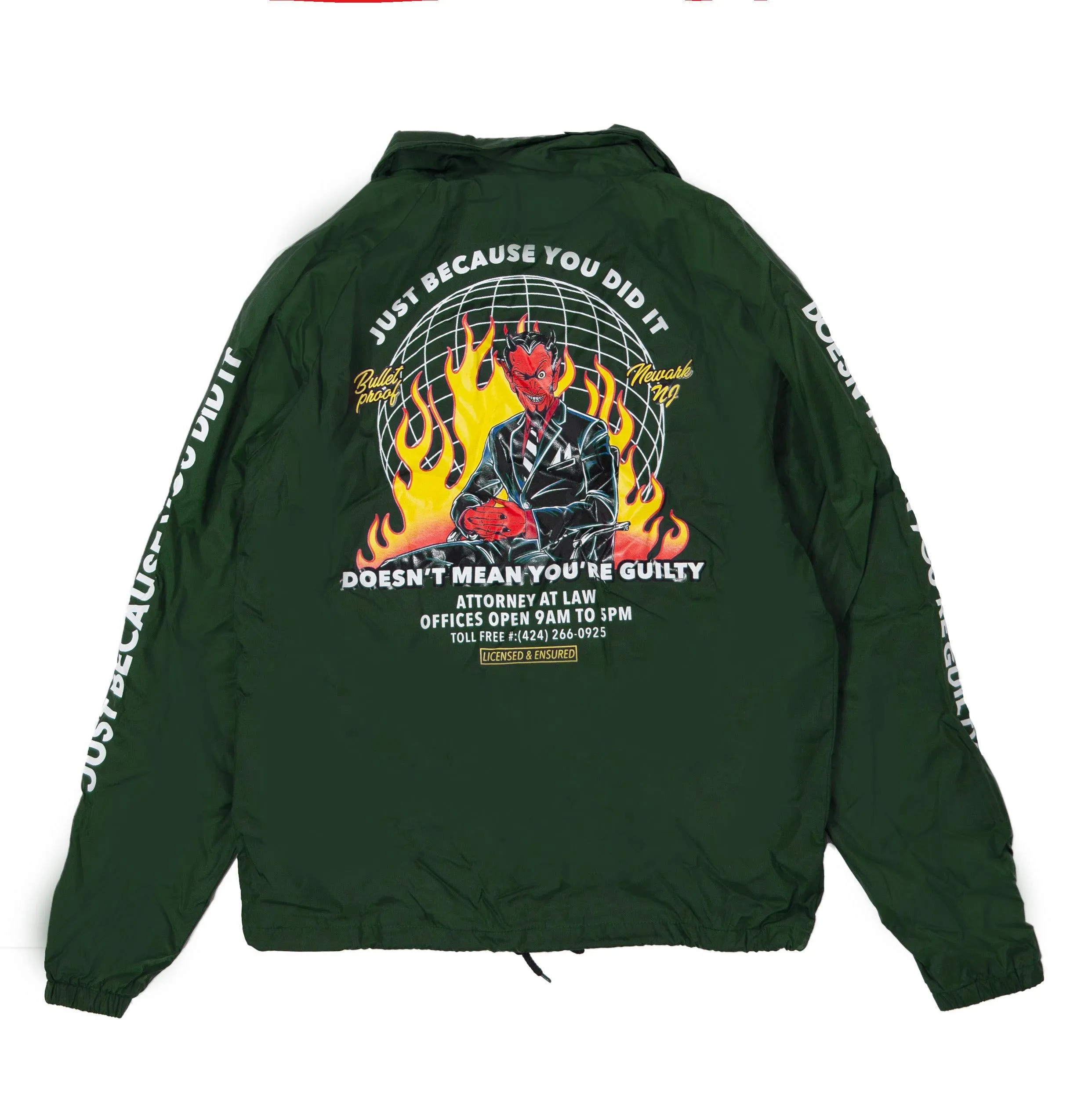 Guilty Sins Skate Jacket Forest