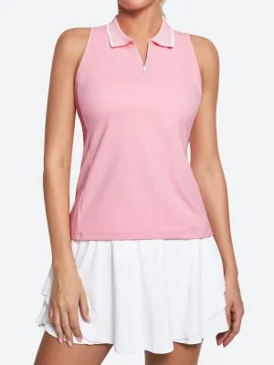 IUGA UPF 50  Sleeveless Golf Shirts With Collar