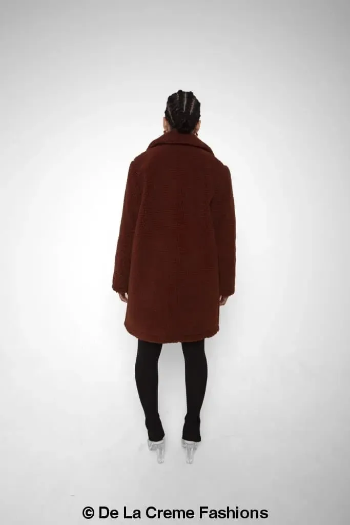 Jacqueline Oversized Teddy Coat