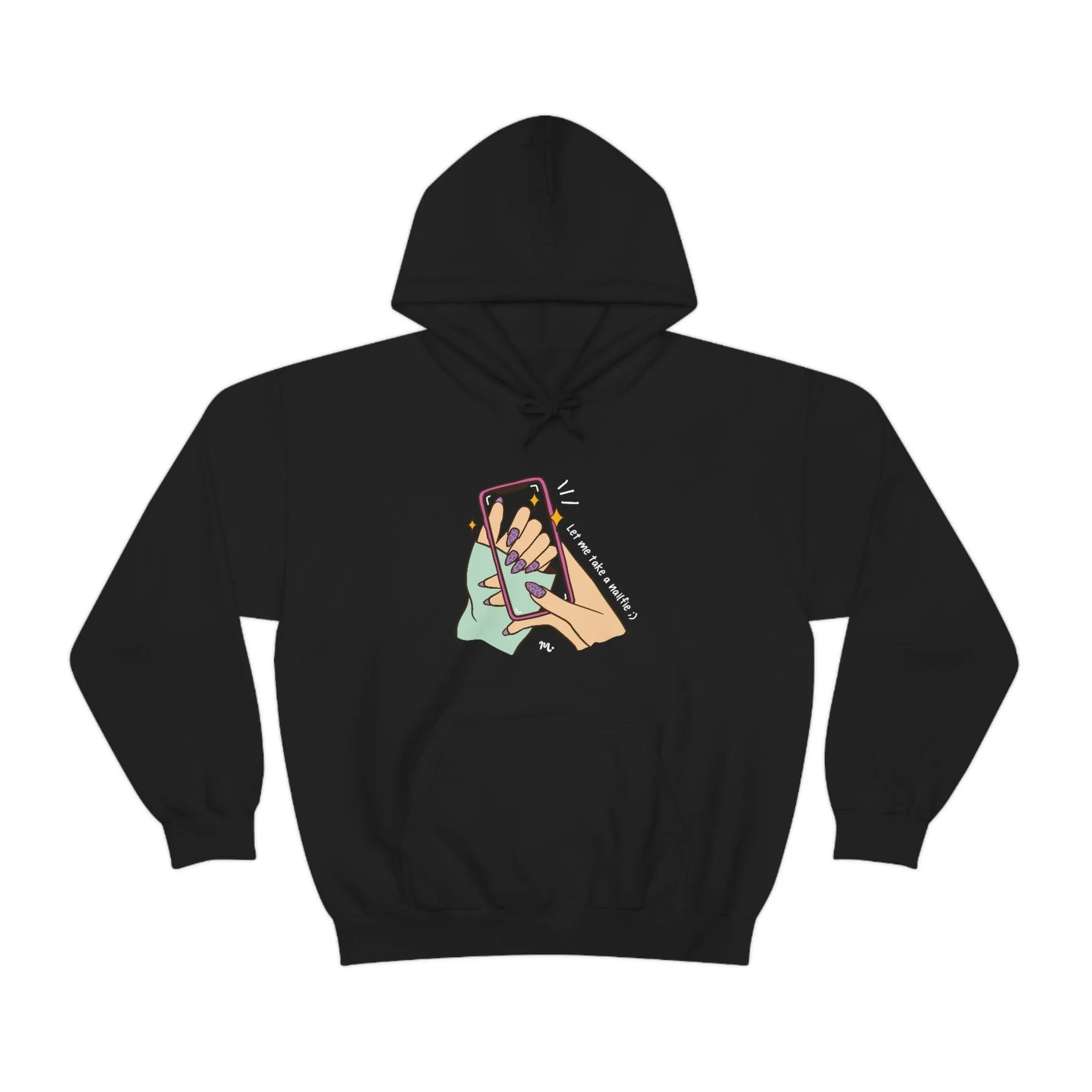 Let Me Take A Nailfie - Heavy Blend Hoodie Sweatshirt