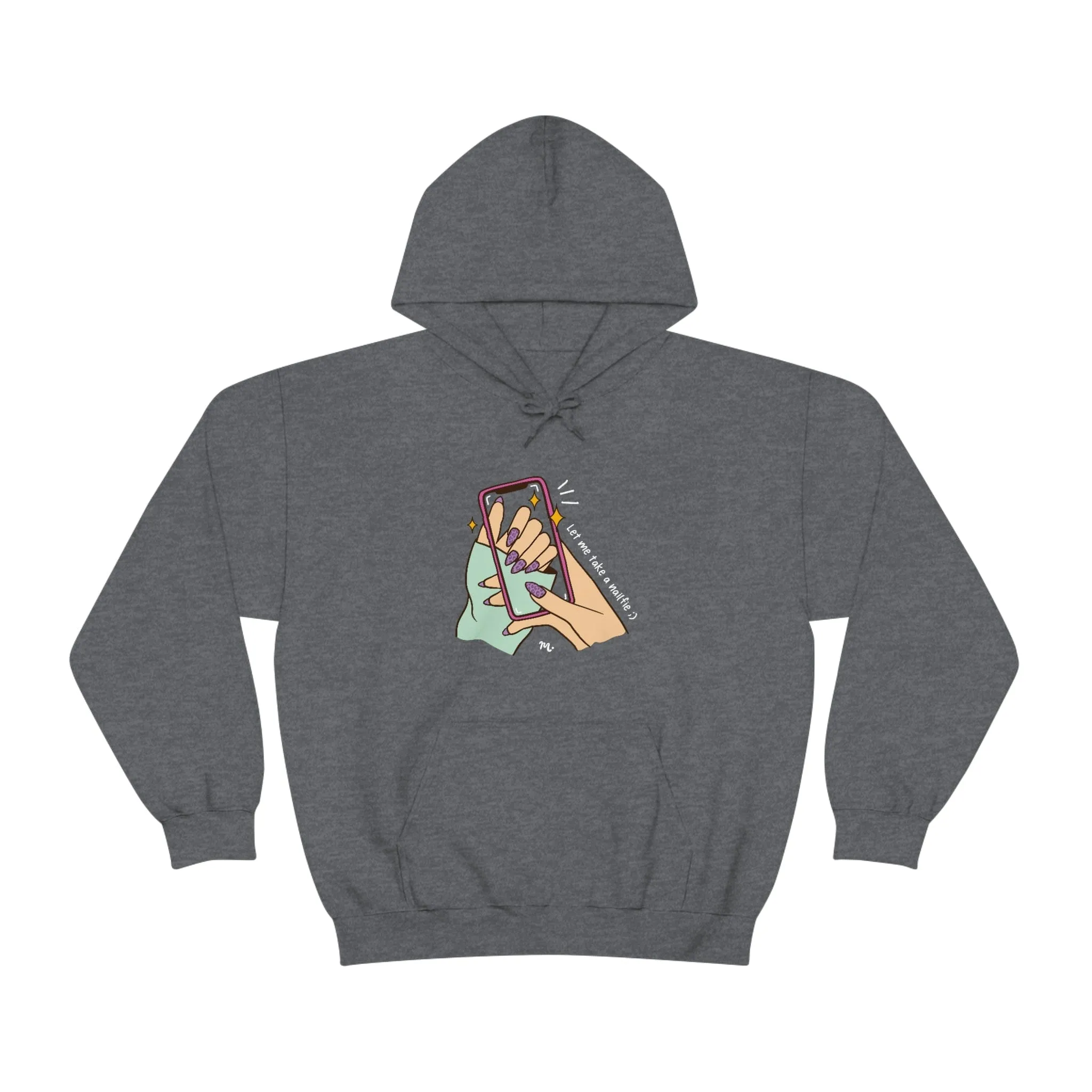 Let Me Take A Nailfie - Heavy Blend Hoodie Sweatshirt