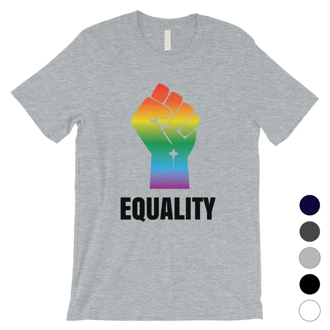 LGBT Equality Rainbow Fist Mens Shirt