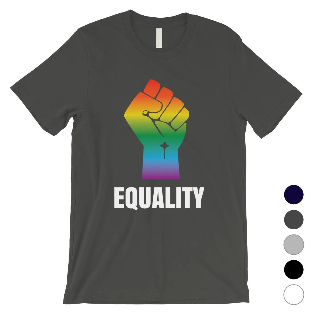 LGBT Equality Rainbow Fist Mens Shirt