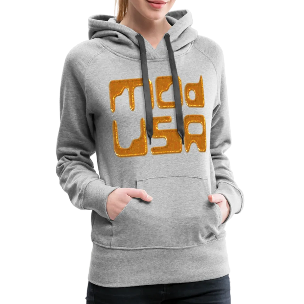 Mod-Usa Gold 1 Women’s Premium Hoodie