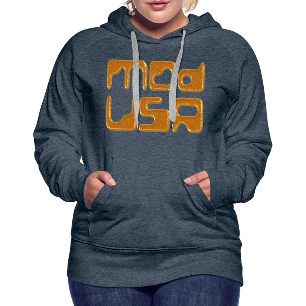 Mod-Usa Gold 1 Women’s Premium Hoodie