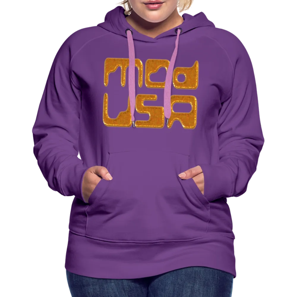 Mod-Usa Gold 1 Women’s Premium Hoodie