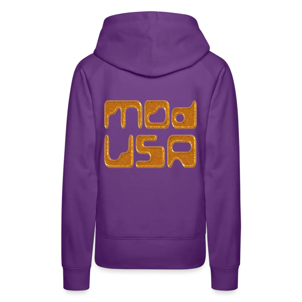 Mod-Usa Gold 1 Women’s Premium Hoodie