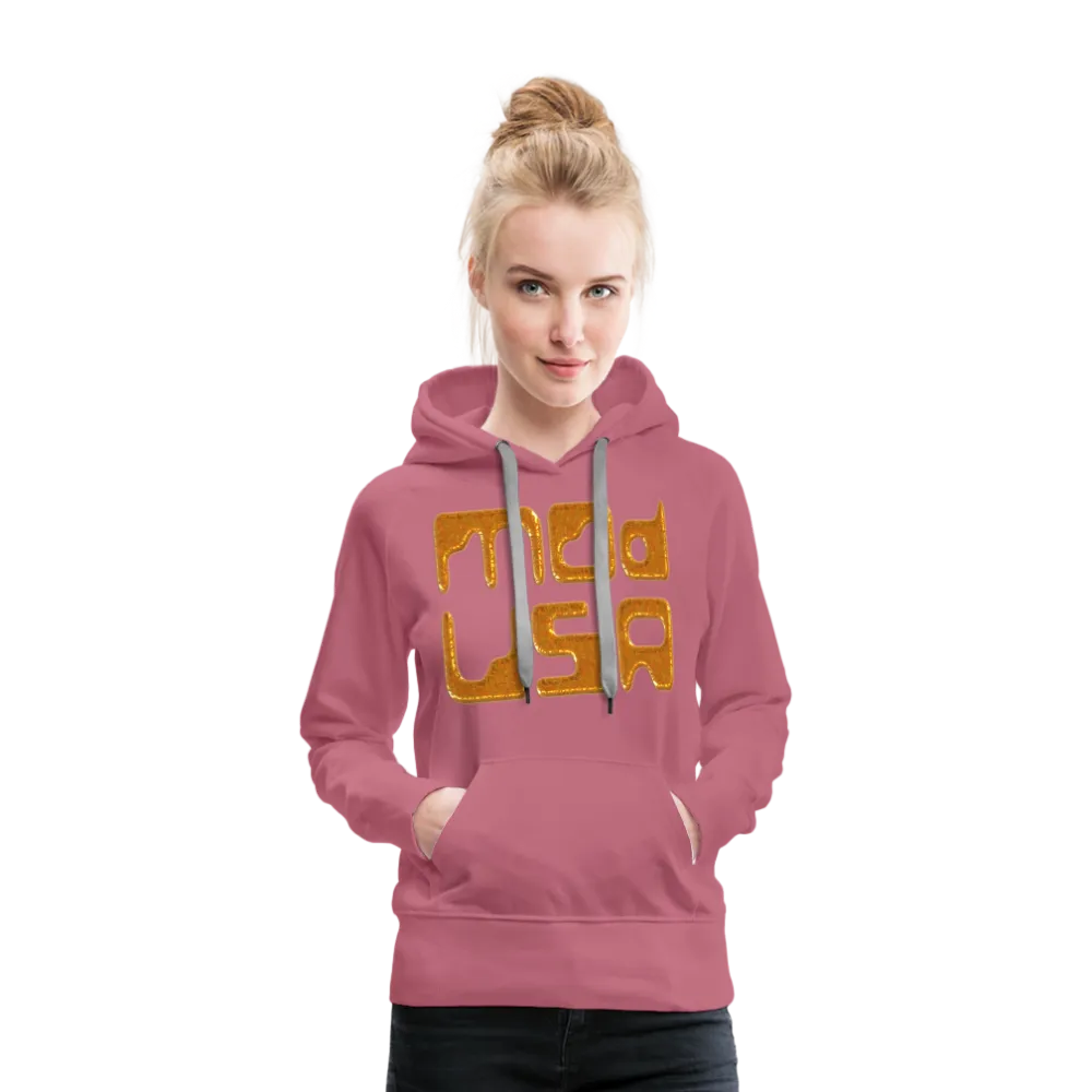 Mod-Usa Gold 1 Women’s Premium Hoodie