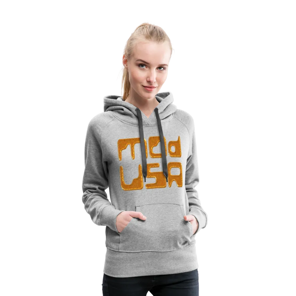 Mod-Usa Gold 1 Women’s Premium Hoodie