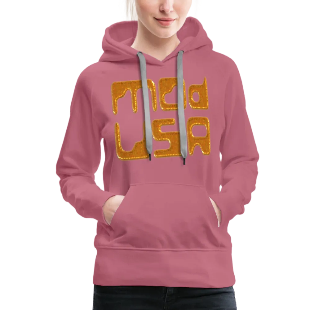 Mod-Usa Gold 1 Women’s Premium Hoodie