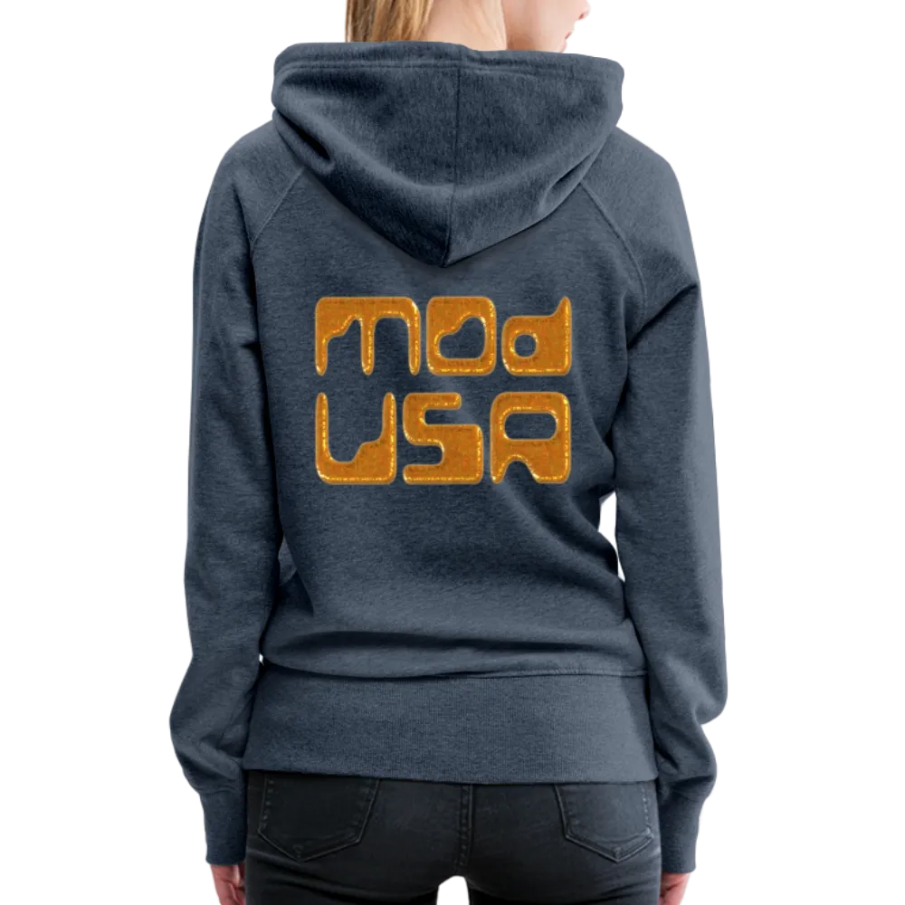 Mod-Usa Gold 1 Women’s Premium Hoodie