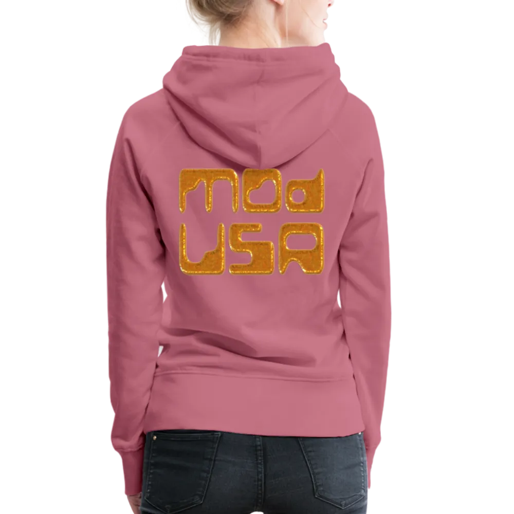 Mod-Usa Gold 1 Women’s Premium Hoodie