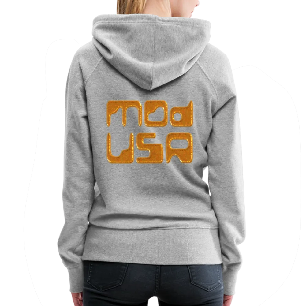 Mod-Usa Gold 1 Women’s Premium Hoodie