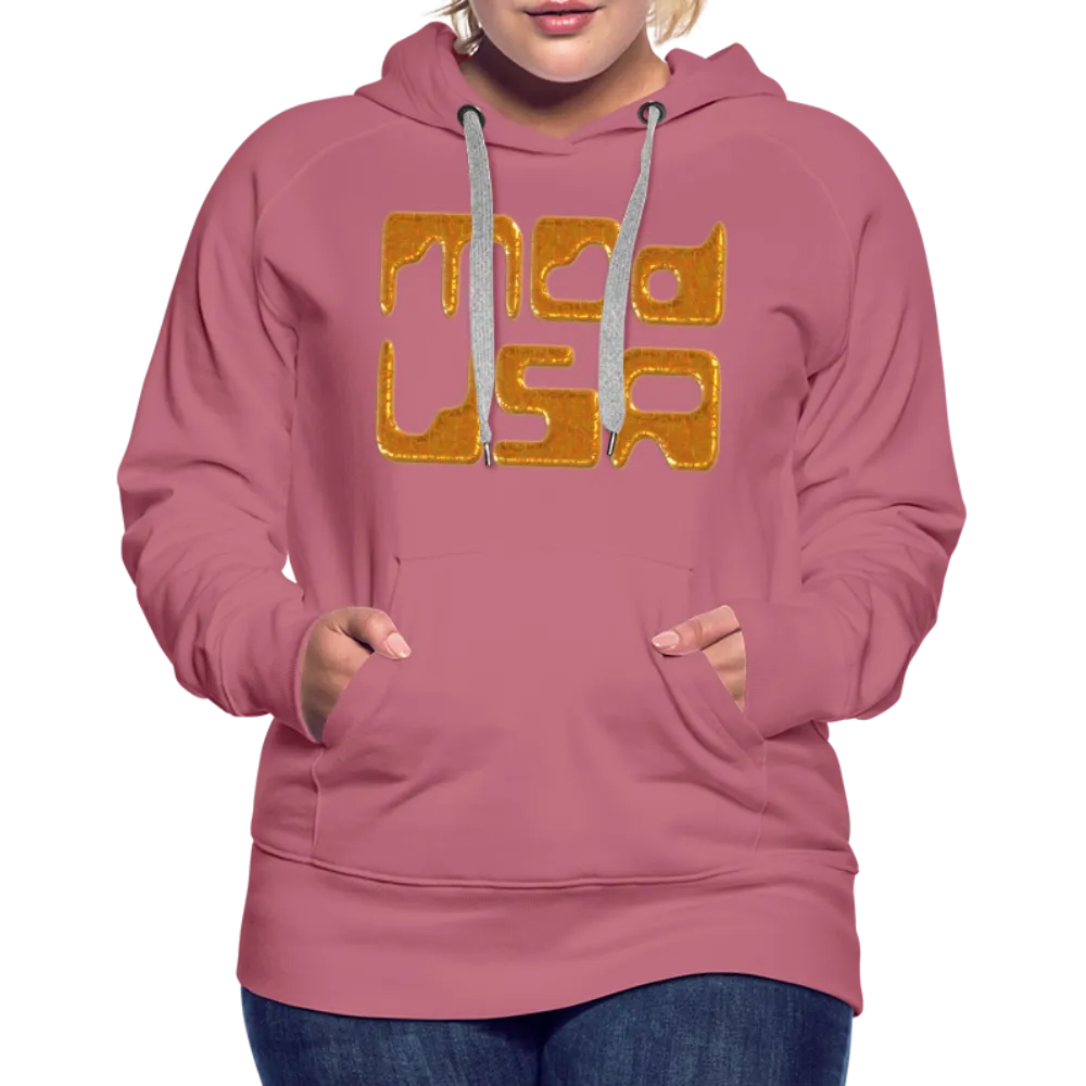 Mod-Usa Gold 1 Women’s Premium Hoodie