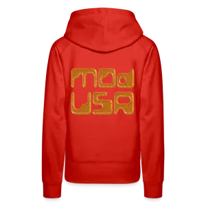 Mod-Usa Gold 1 Women’s Premium Hoodie