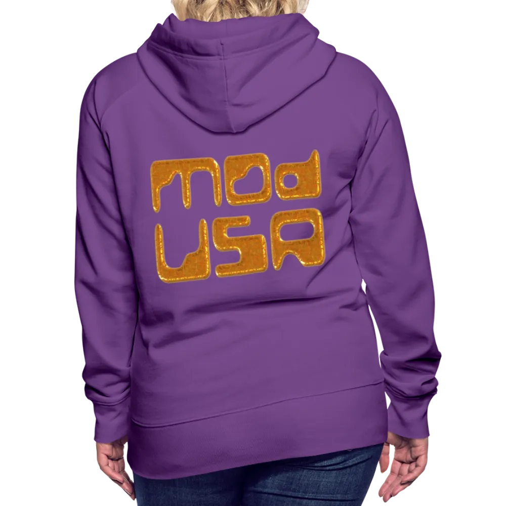 Mod-Usa Gold 1 Women’s Premium Hoodie