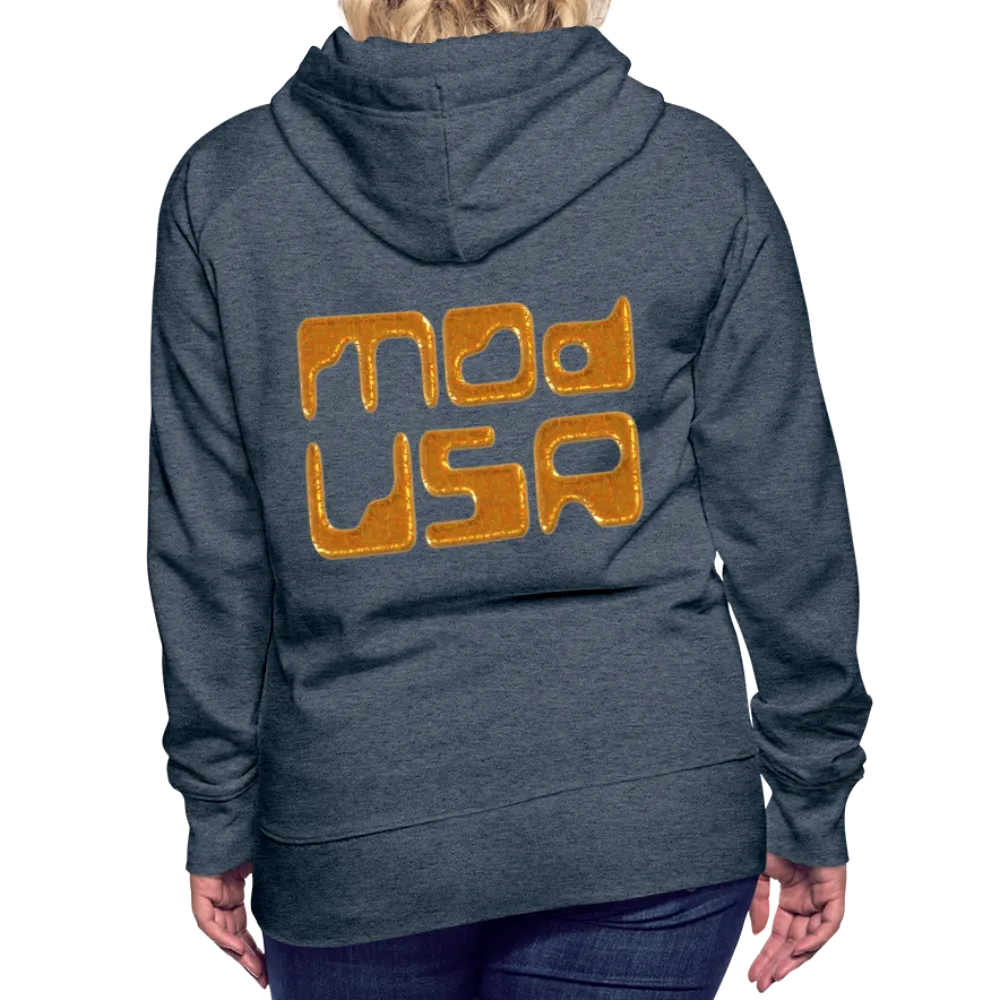 Mod-Usa Gold 1 Women’s Premium Hoodie