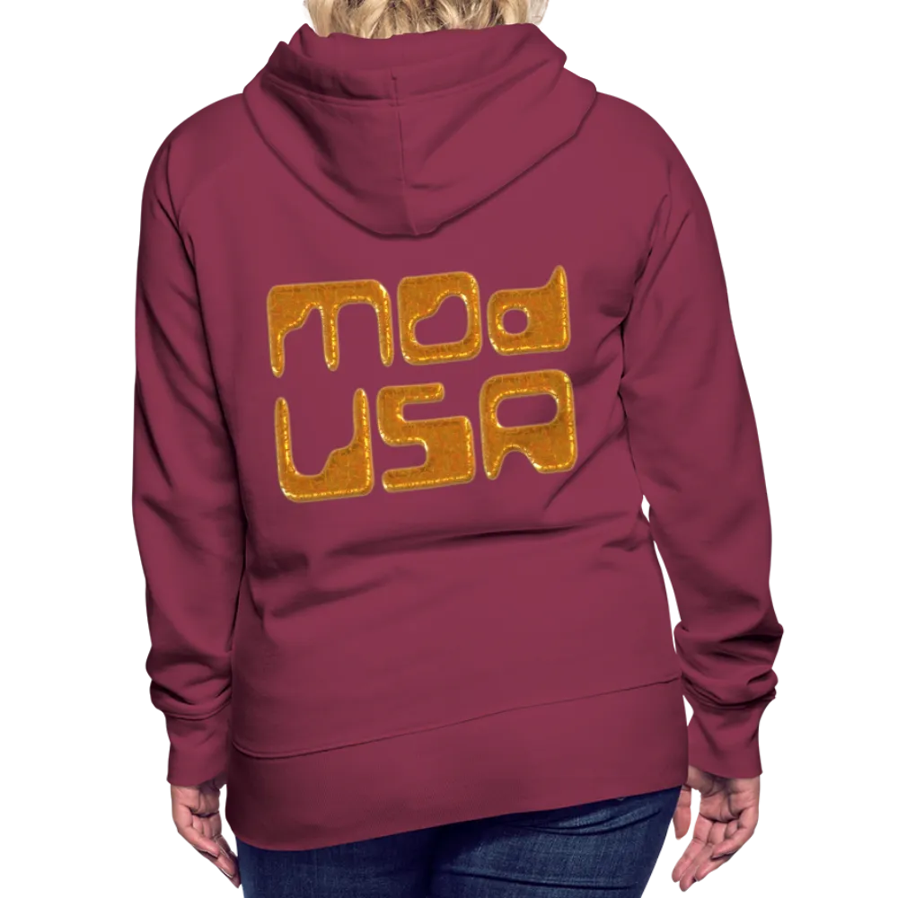 Mod-Usa Gold 1 Women’s Premium Hoodie