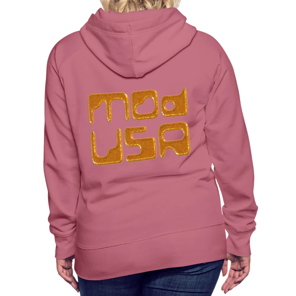 Mod-Usa Gold 1 Women’s Premium Hoodie