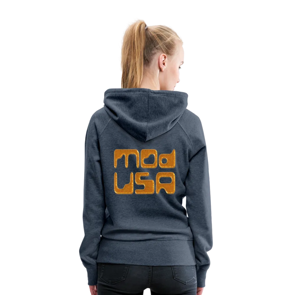 Mod-Usa Gold 1 Women’s Premium Hoodie