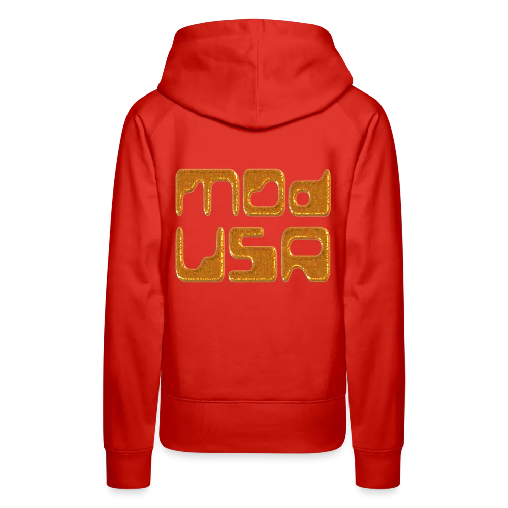 Mod-Usa Gold 1 Women’s Premium Hoodie