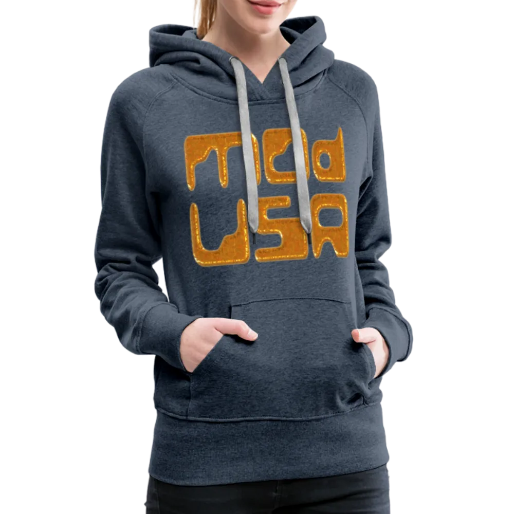 Mod-Usa Gold 1 Women’s Premium Hoodie