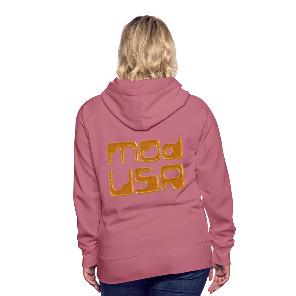 Mod-Usa Gold 1 Women’s Premium Hoodie