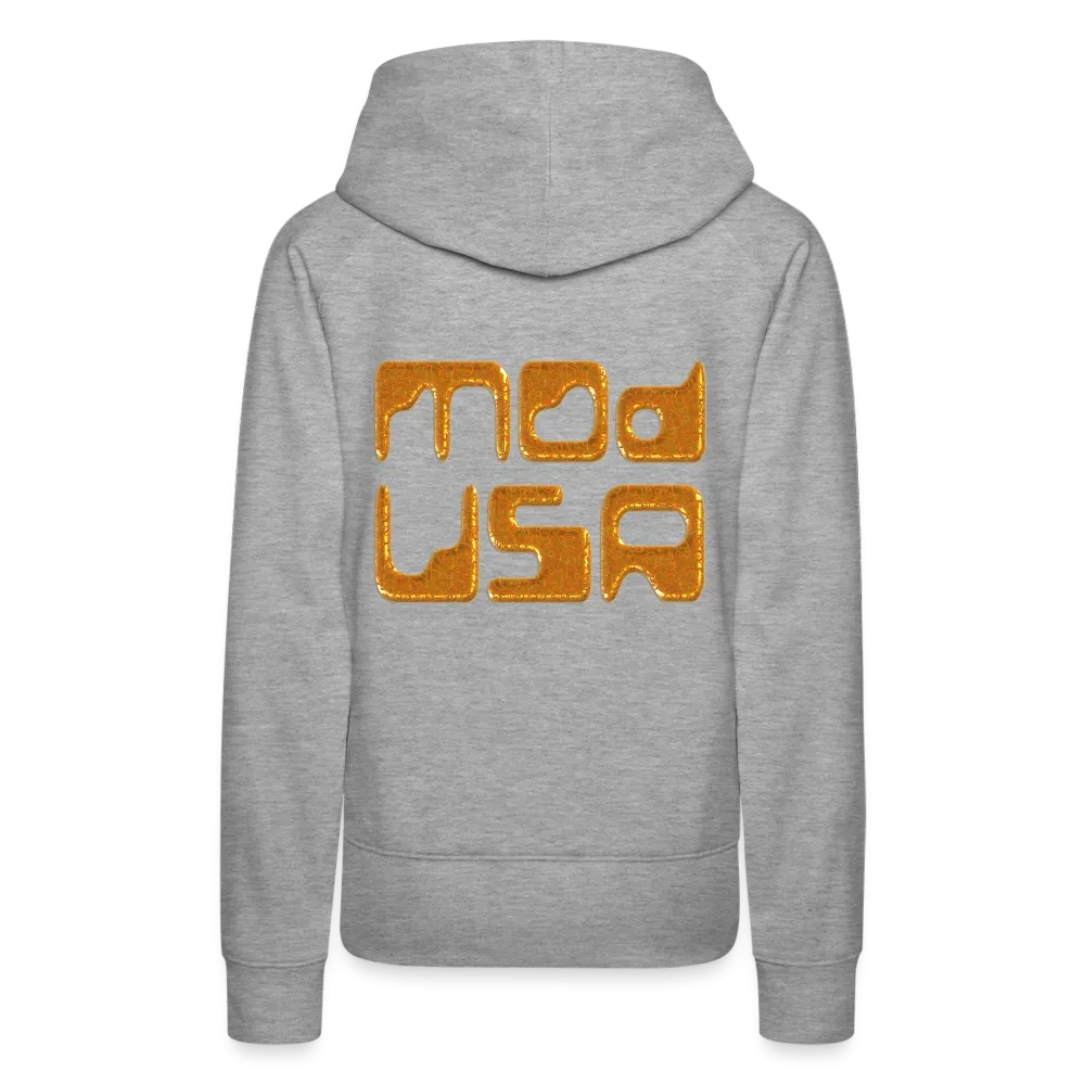 Mod-Usa Gold 1 Women’s Premium Hoodie