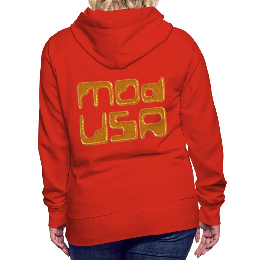 Mod-Usa Gold 1 Women’s Premium Hoodie