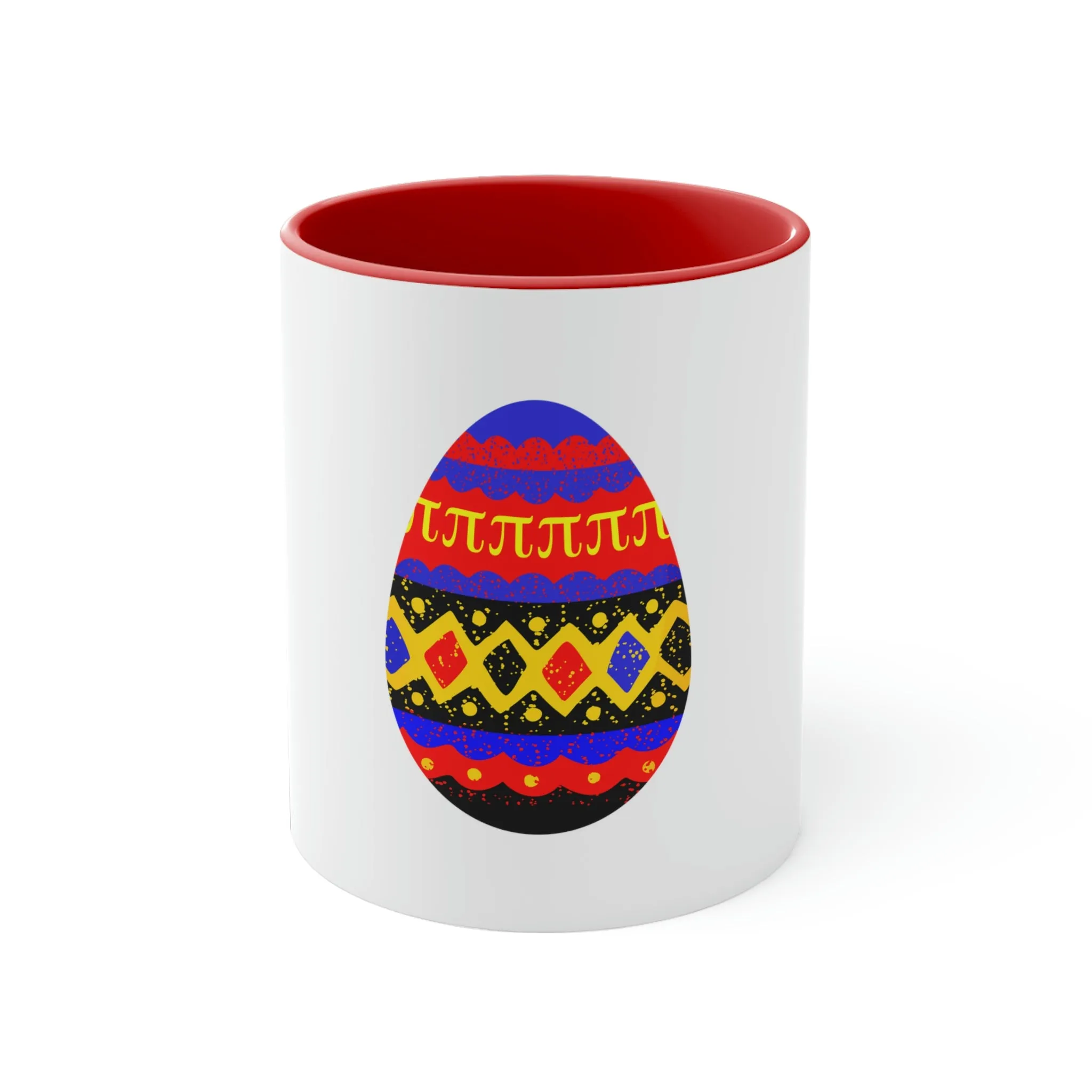 Polyamory Flag Accent Coffee Mug Easter Festival - Easter Egg